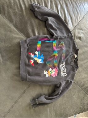 Cotton-On Kids' Charcoal Graphic Sweatshirt - Sonic & Amy